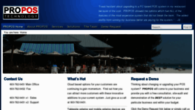 What Propostechnology.com website looked like in 2015 (9 years ago)