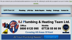 What Plumbingheatingkent.co.uk website looked like in 2015 (8 years ago)