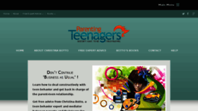 What Parentingateenager.net website looked like in 2015 (8 years ago)
