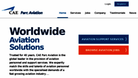 What Parcaviation.aero website looked like in 2015 (8 years ago)