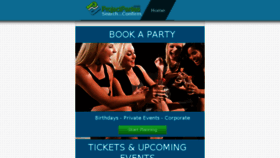 What Projectparties.com website looked like in 2015 (8 years ago)