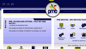 What Pmbservices.fr website looked like in 2015 (10 years ago)
