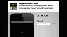 What Peoplesearches.mobi website looked like in 2015 (8 years ago)