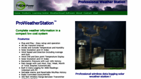 What Proweatherstation.com website looked like in 2015 (8 years ago)
