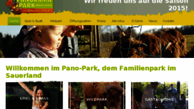 What Panopark.de website looked like in 2015 (9 years ago)