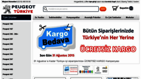 What Peugeotturkiye.com website looked like in 2015 (9 years ago)