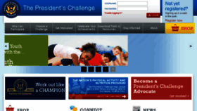 What Presidentschallenge.org website looked like in 2015 (8 years ago)