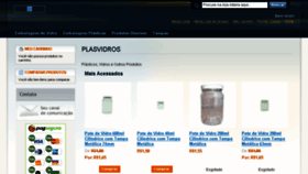 What Plasvidros.com.br website looked like in 2015 (8 years ago)