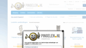 What Pingelen.nl website looked like in 2015 (8 years ago)