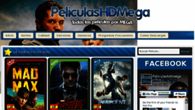 What Peliculashdmega.com website looked like in 2015 (8 years ago)