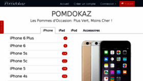 What Pomdokaz.fr website looked like in 2015 (8 years ago)