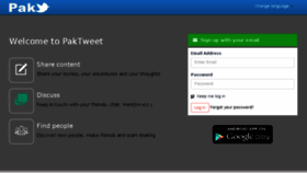 What Paktweet.com website looked like in 2015 (8 years ago)