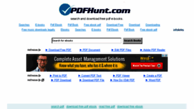 What Pdfhunt.com website looked like in 2015 (8 years ago)