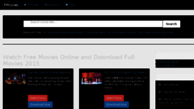 What Pmovies.net website looked like in 2015 (8 years ago)