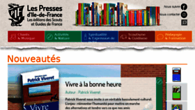What Presses-idf.fr website looked like in 2015 (8 years ago)