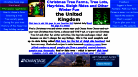 What Pickyourownchristmastree.org.uk website looked like in 2015 (8 years ago)