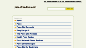 What Paleofreedom.com website looked like in 2015 (8 years ago)