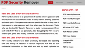 What Pdf-restrictionremover.com website looked like in 2015 (8 years ago)