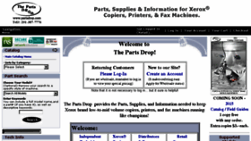 What Partsdrop.com website looked like in 2015 (8 years ago)