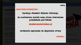 What Przedszkoleluban.pl website looked like in 2015 (8 years ago)