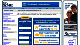 What Passagensaereas.com.br website looked like in 2015 (8 years ago)