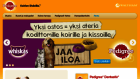 What Pedigree.fi website looked like in 2015 (8 years ago)