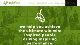 What Peoplefirm.com website looked like in 2015 (8 years ago)