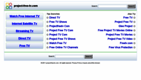 What Project-free-tv.com website looked like in 2015 (8 years ago)