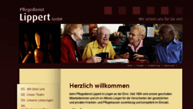 What Pflegedienst-lippert.de website looked like in 2015 (8 years ago)