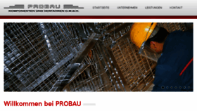 What Probau.org website looked like in 2015 (8 years ago)