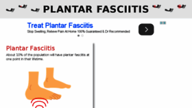 What Plantar-fasciitis.com website looked like in 2015 (8 years ago)