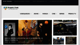 What Proyectofreak.com website looked like in 2015 (8 years ago)
