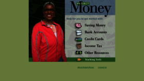 What Projectmoney.org website looked like in 2015 (8 years ago)