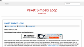 What Paketsimpatiloop.com website looked like in 2015 (8 years ago)