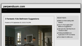 What Perpenduum.com website looked like in 2015 (8 years ago)