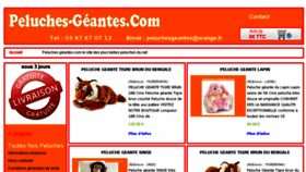 What Peluches-geantes.com website looked like in 2015 (8 years ago)