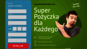 What Pozyczkadlakazdego.com website looked like in 2015 (8 years ago)
