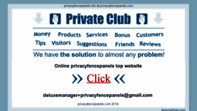 What Privacyfencepanels.com website looked like in 2015 (8 years ago)