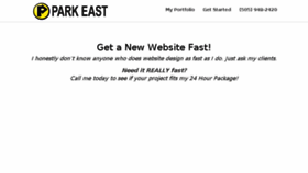 What Parkeastinc.com website looked like in 2015 (8 years ago)