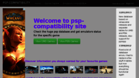 What Psp-compatibility.com website looked like in 2015 (8 years ago)