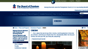 What Presbyteriancredo.org website looked like in 2015 (10 years ago)