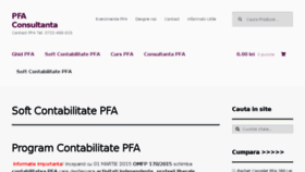 What Pfa-consultanta.ro website looked like in 2015 (8 years ago)