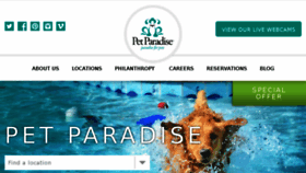What Petparadisehouston.com website looked like in 2015 (8 years ago)