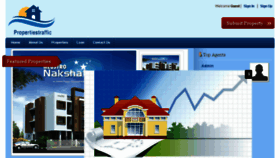 What Propertiestraffic.com website looked like in 2015 (8 years ago)