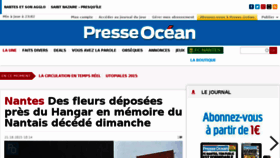 What Presseocean.fr website looked like in 2015 (8 years ago)