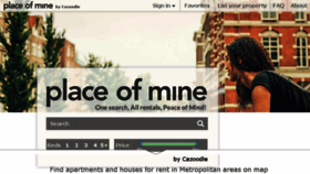 What Placeofmine.com website looked like in 2015 (8 years ago)