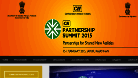 What Partnershipsummit.com website looked like in 2015 (8 years ago)