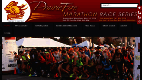 What Prairiefiremarathon.com website looked like in 2015 (8 years ago)