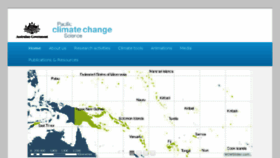 What Pacificclimatechangescience.org website looked like in 2015 (8 years ago)