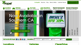 What Propelfuels.com website looked like in 2015 (8 years ago)